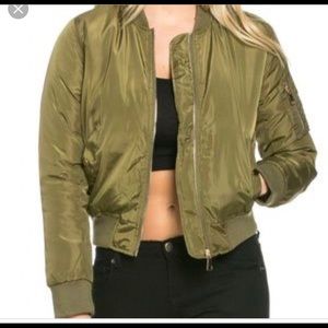 Bomber Jackets - avail in army  green and black